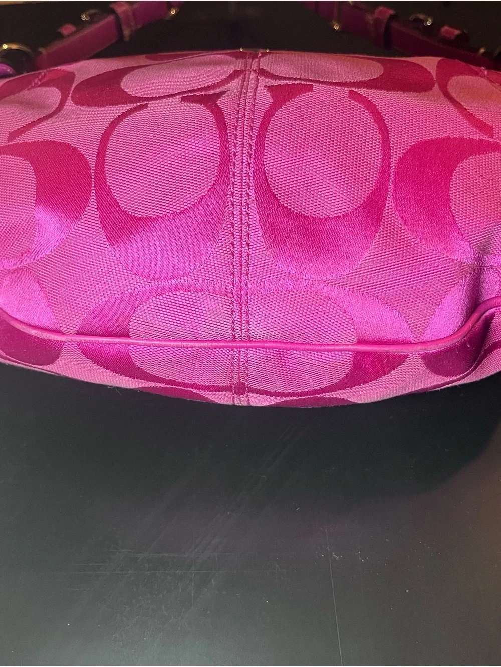 Y2K Coach Laura Signature Hobo / Crescent Bag 2010